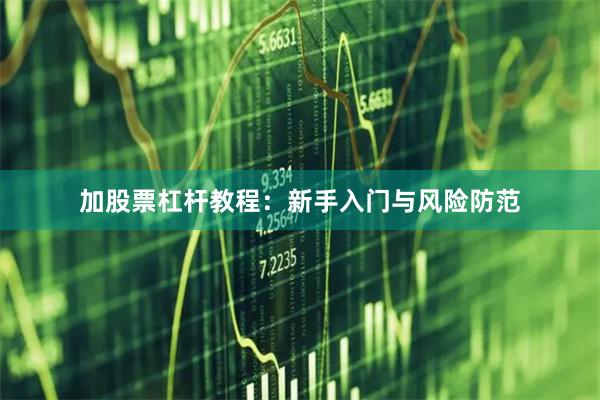 加股票杠杆教程：新手入门与风险防范